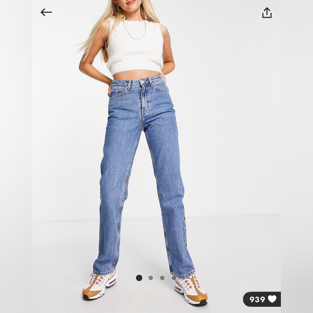 NWT - Weekday Voyage Jeans - 31 - high rise - straight leg